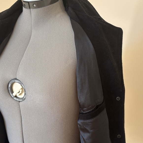 Jordache USA Black Women's Suede Jacket sz 6-8 Vintage - Picture 5 of 6